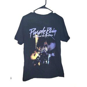Purple Rain Prince and the Revolution Mens sz M t-shirt black short sleeve